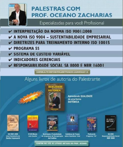 Palestras com Prof. Oceano Zacharias